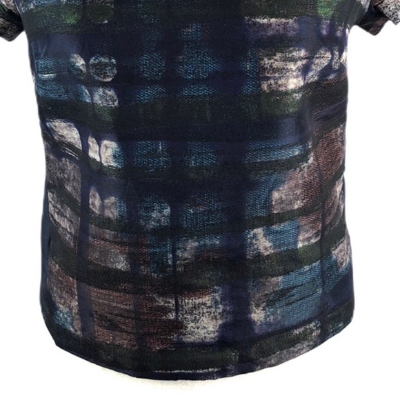 The People’s Metallic Abstract Ponte Top - Picture 3 of 8